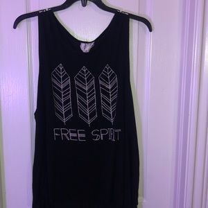 free spirit flowy tank